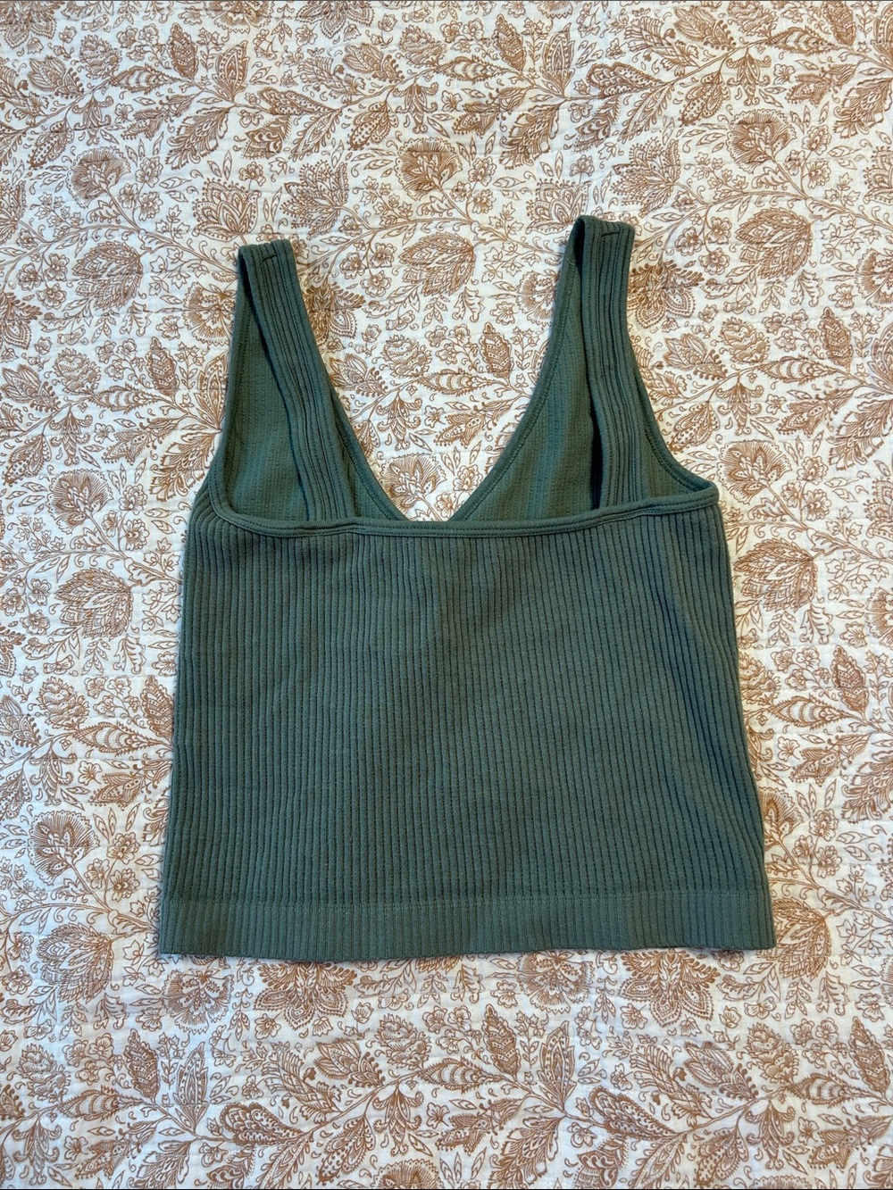 Free People Ribbed Crop Brami - Picture 2 of 2
